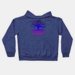 Yggdrasil the tree of life and the connection between worlds Kids Hoodie